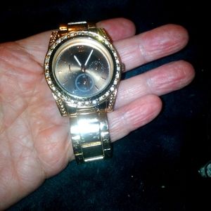 Women's rose gold watch